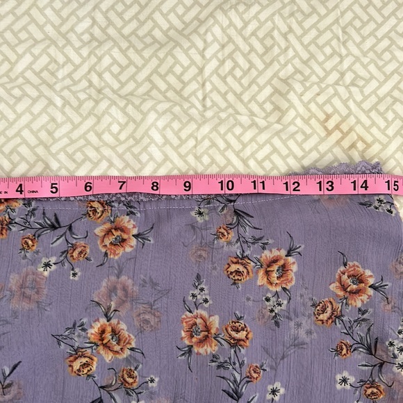 Free People NWOT Lavender Garden Party Skirt (S) - Picture 5 of 9